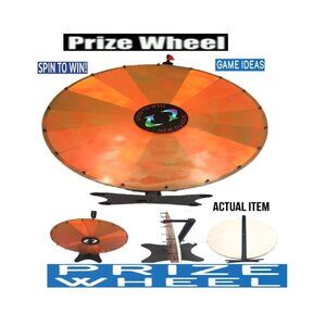 🛑 SPINNING Giant ➕🆒 PRIZE WHEEL Trade Show Raffle Booth Baby Shower 💸BUYNOW‼️
